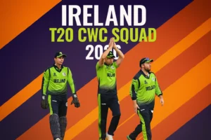 Ireland T20 World Cup Squad 2026