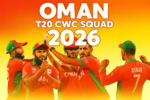 Oman T20 World Cup Squad 2026