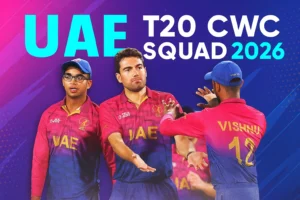 UAE T20 World Cup Squad 2026